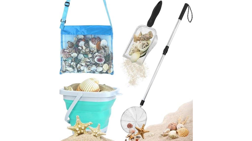 blue kid s shark tooth sifter
