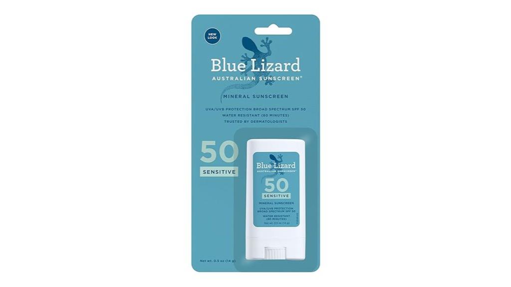 blue lizard spf 50 sunscreen