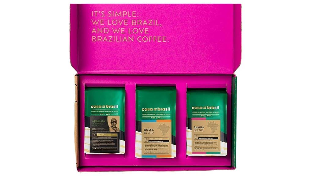 brazilian gourmet coffee set