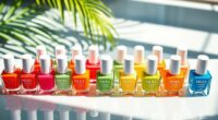bright tropical nail polish sets
