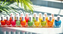 bright tropical nail polish sets