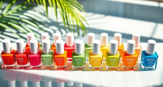bright tropical nail polish sets
