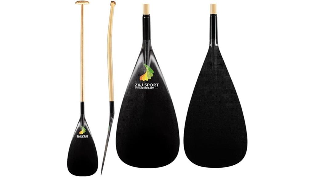 carbon blade outrigger paddle