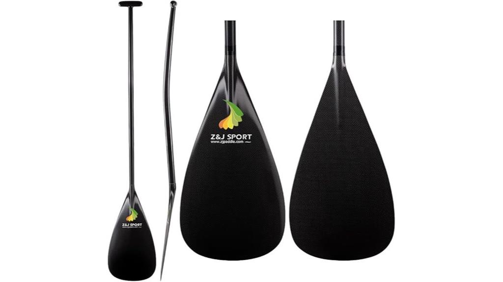 carbon outrigger canoe paddle