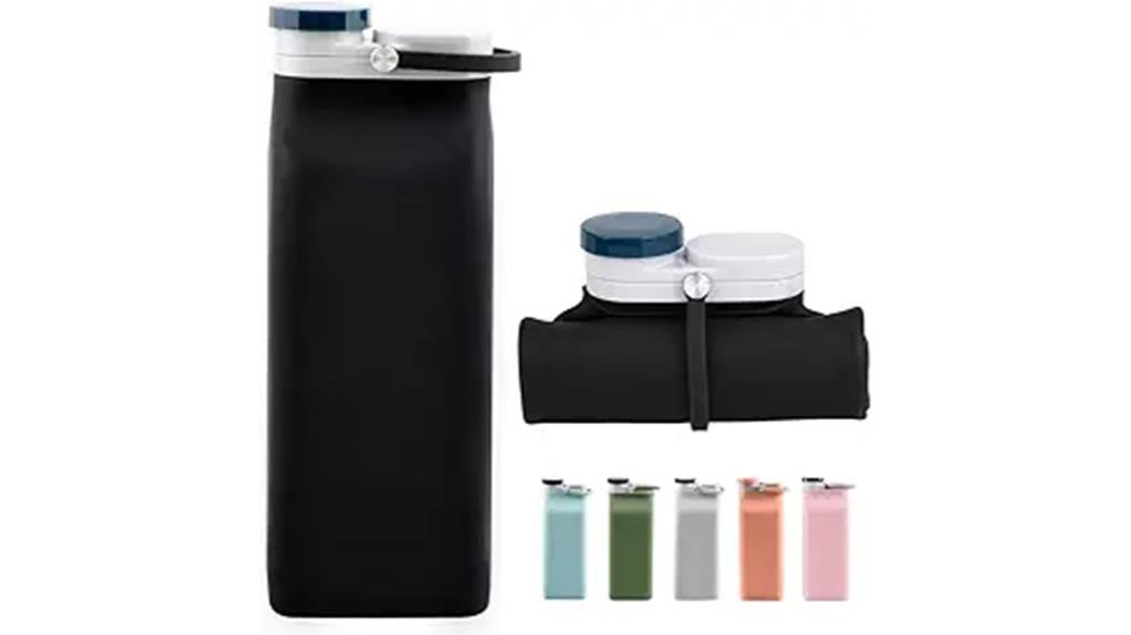collapsible bpa free water bottle