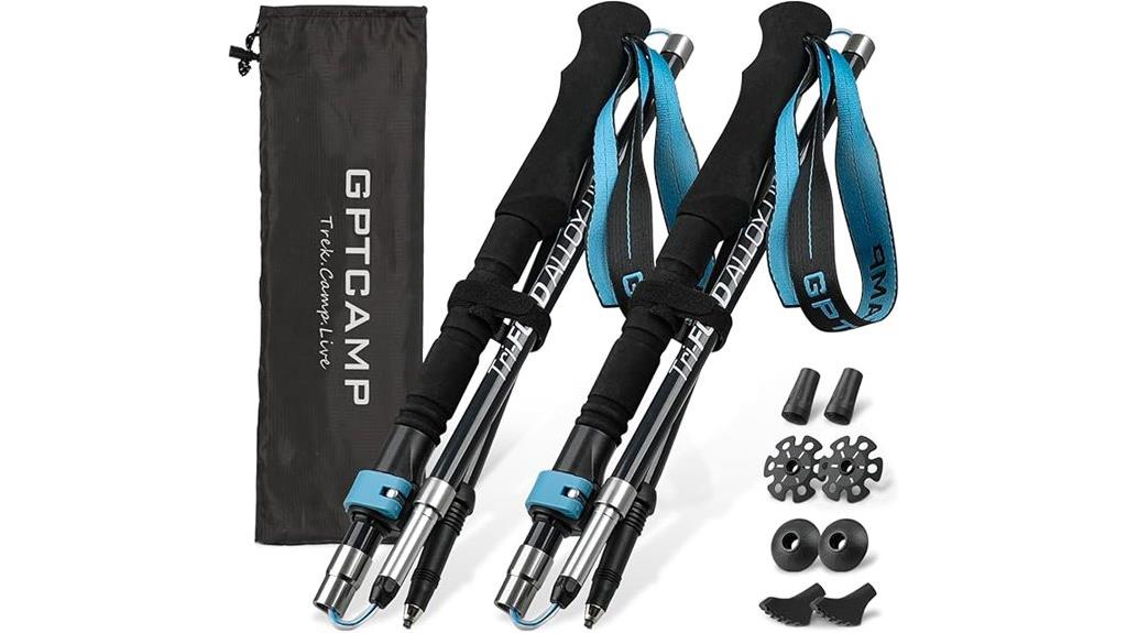 collapsible foam handle poles