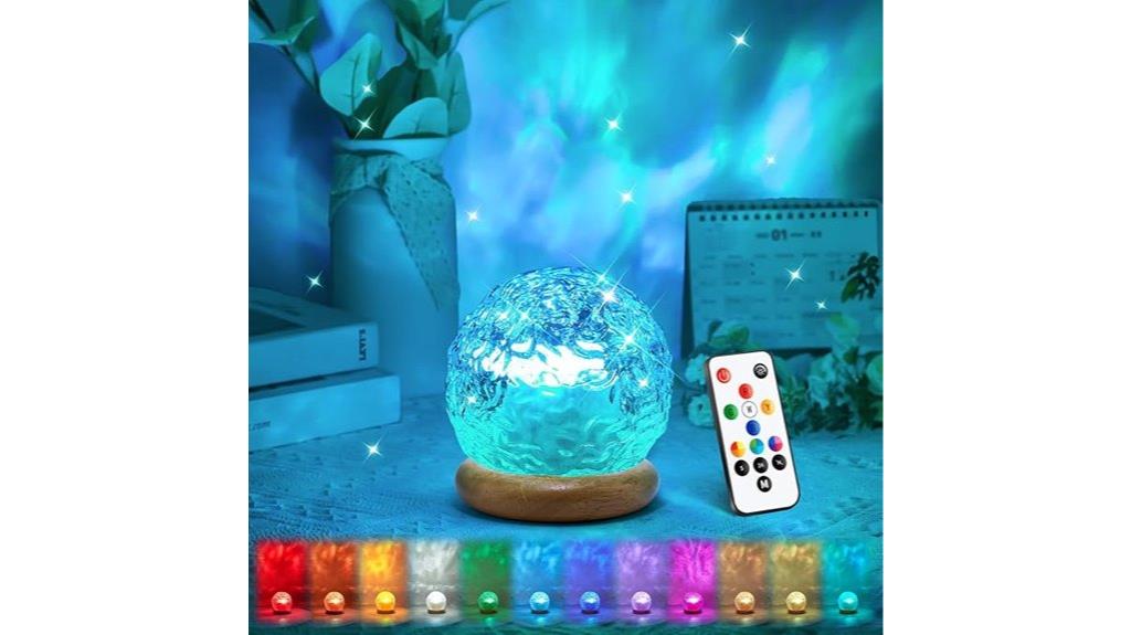 colorful ocean light projector