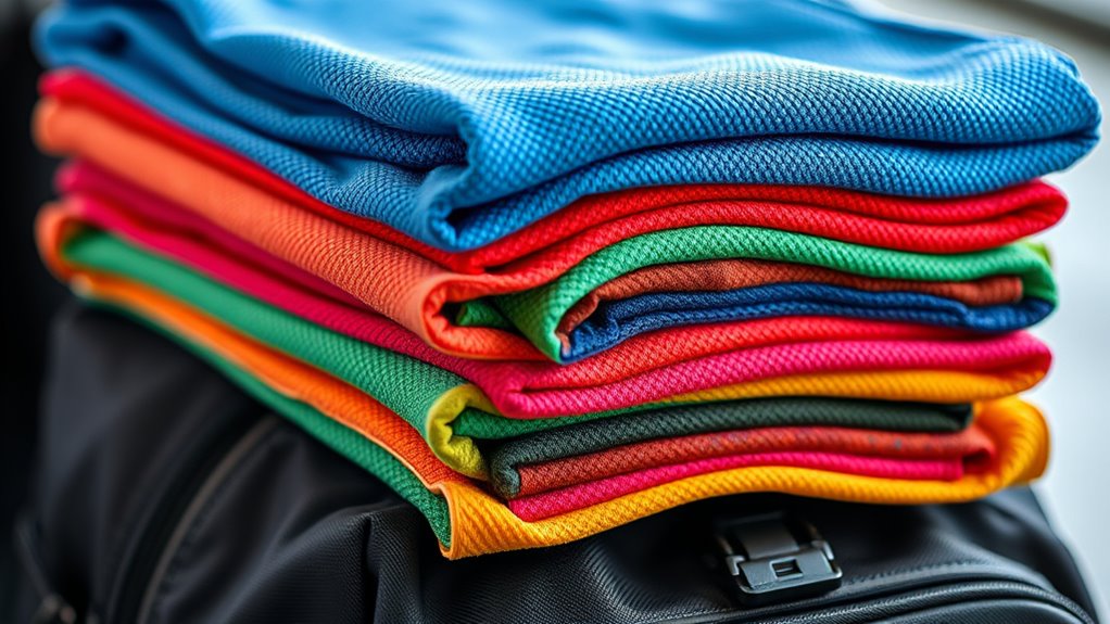 compact fast drying towels