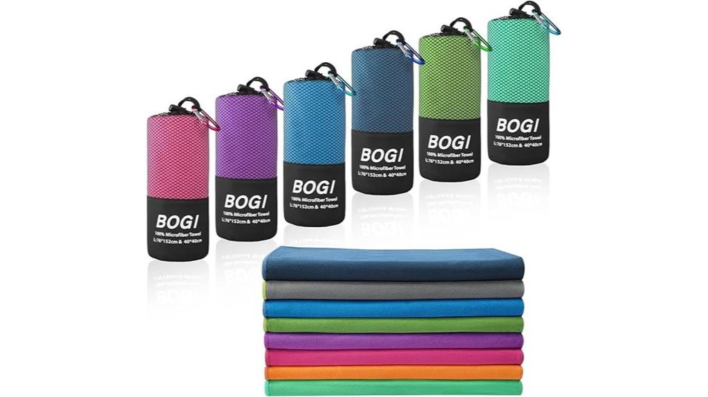 compact microfiber travel towel