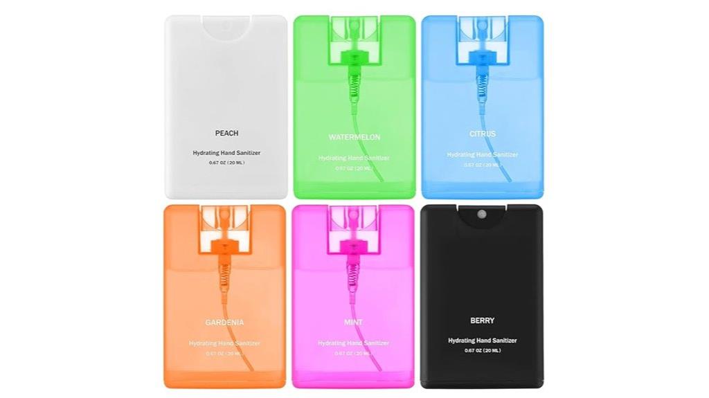compact travel hand sanitizers