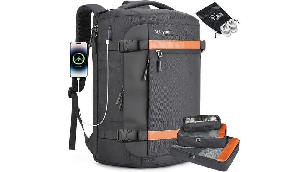 compact tsa friendly travel backpack