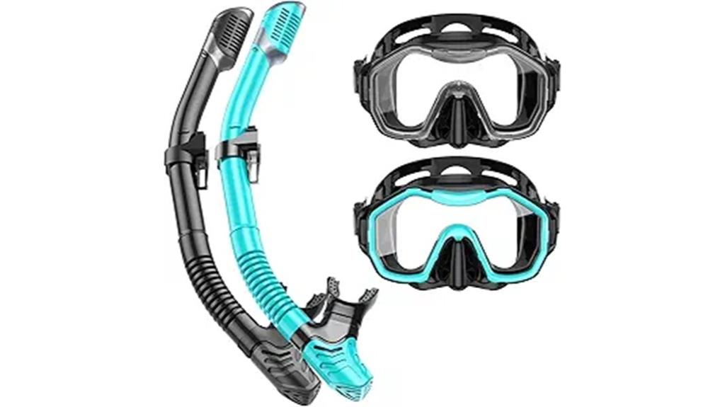 complete adult kid snorkeling set