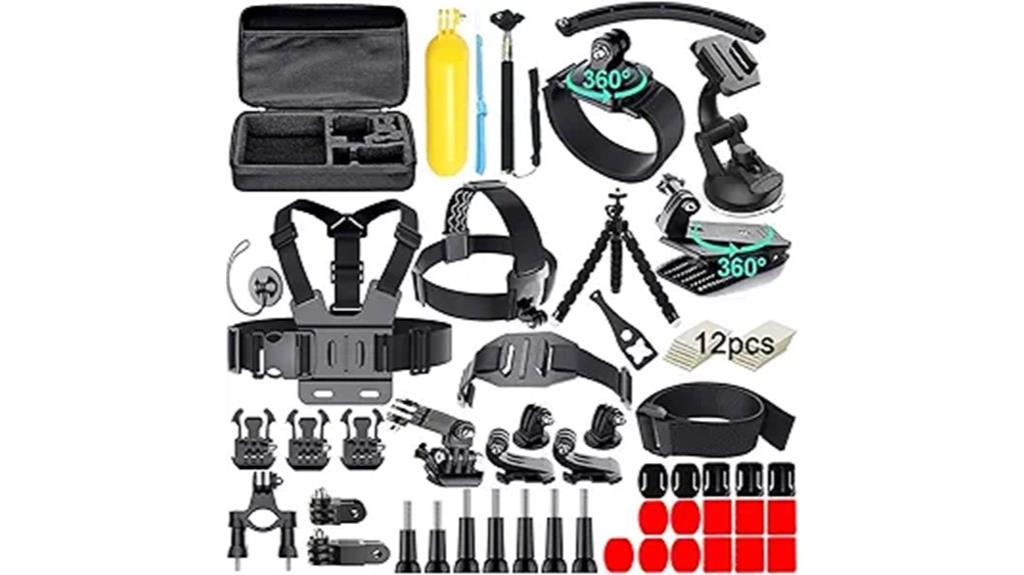 comprehensive gopro accessory kit