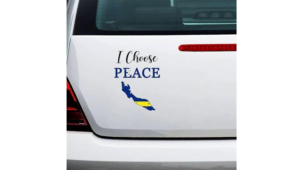 curacao flag tumbler decal