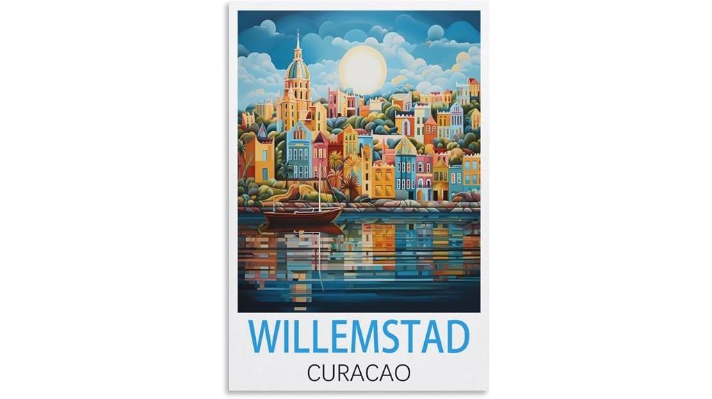 curacao vintage travel posters