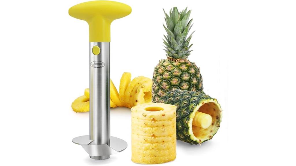 durable stainless pineapple corer