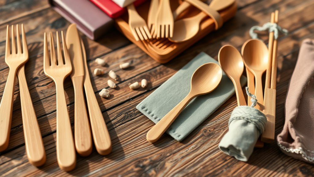 eco friendly bamboo travel utensils