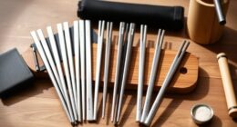 eco friendly titanium travel chopsticks