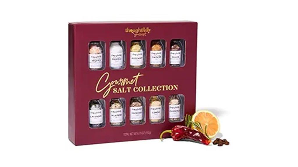 elegant artisanal salt collection