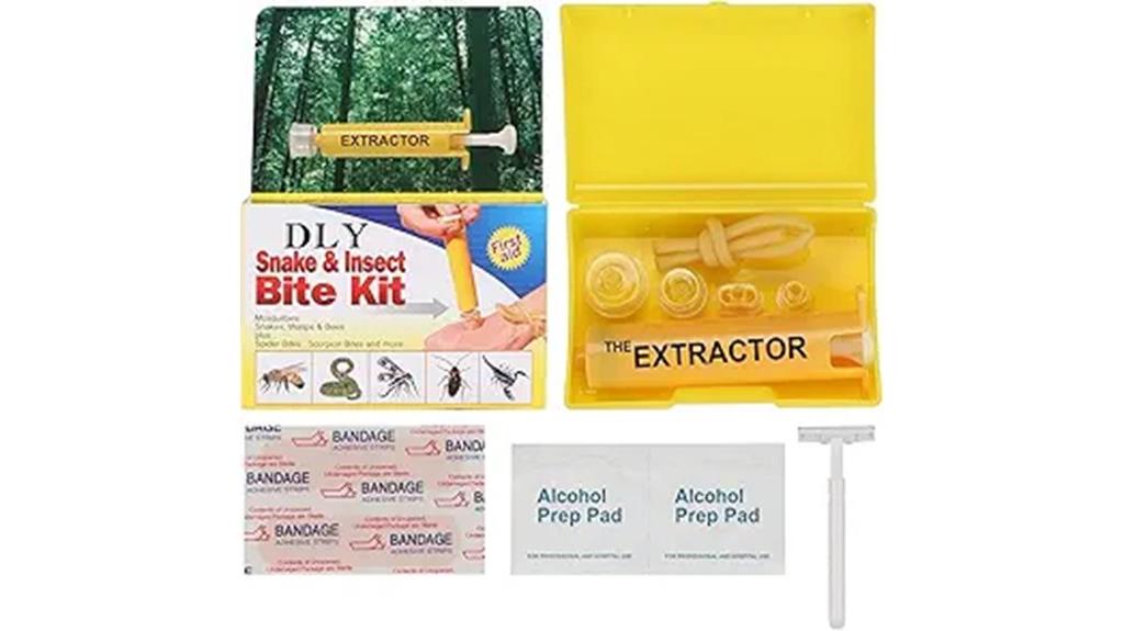 emergency snake and bee kit