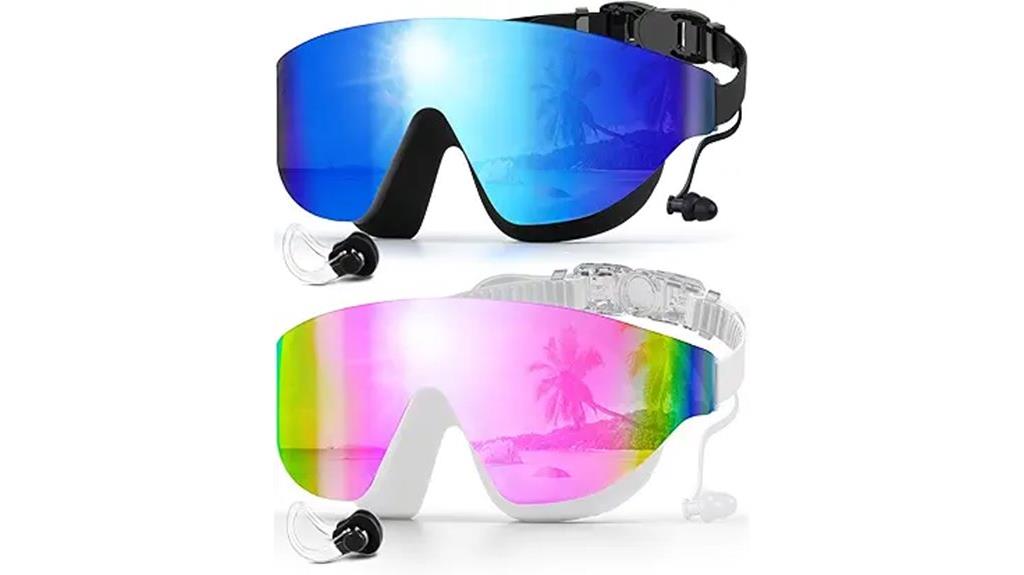 frameless wide view goggles
