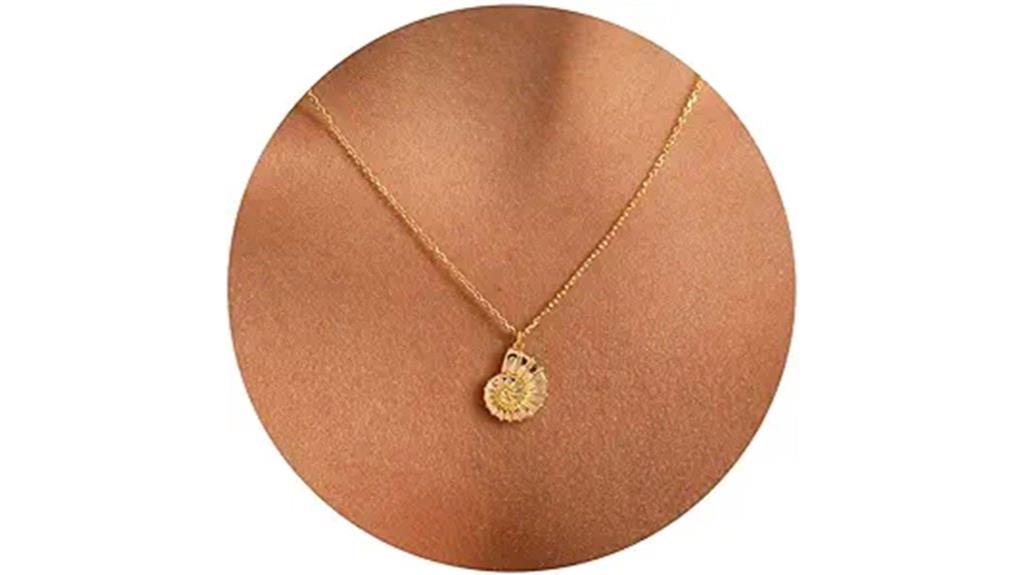 gold women s necklace