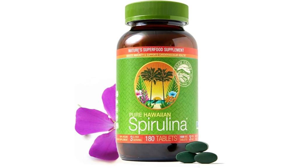 hawaiian spirulina tablets pack