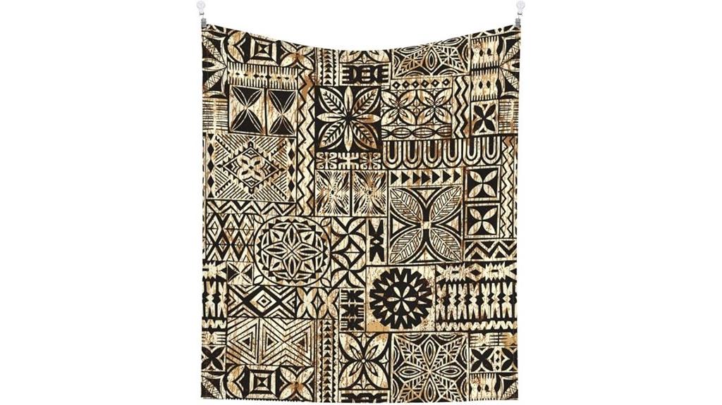 hawaiian tapa cloth wall