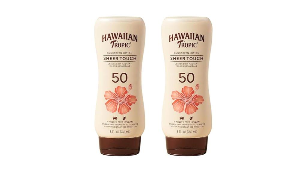 hawaiian tropic spf50 twin