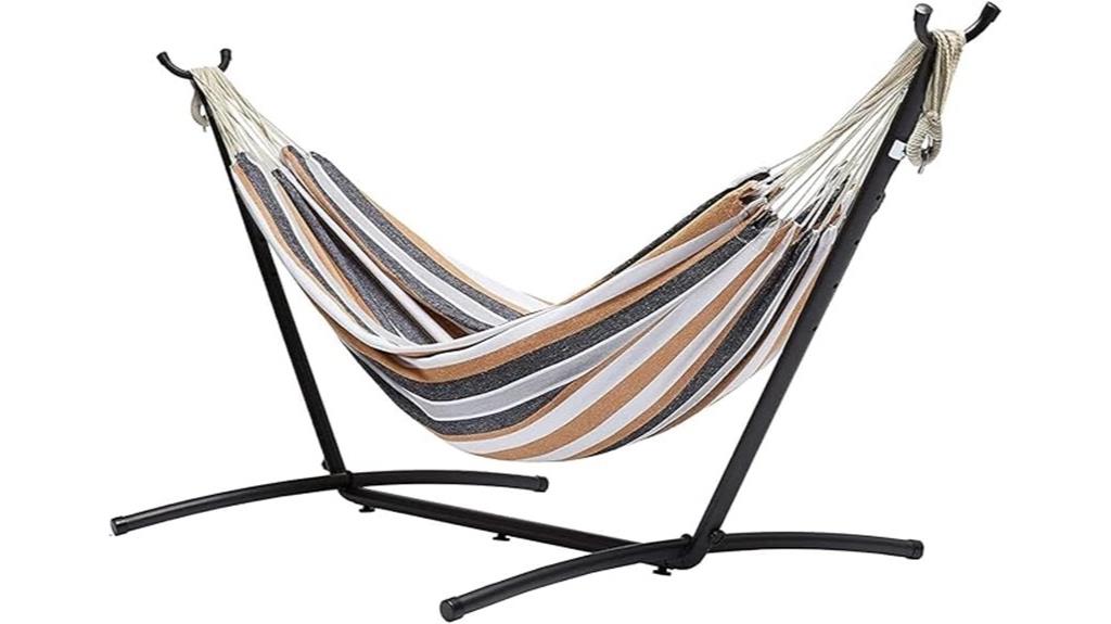 heavy duty double hammock stand