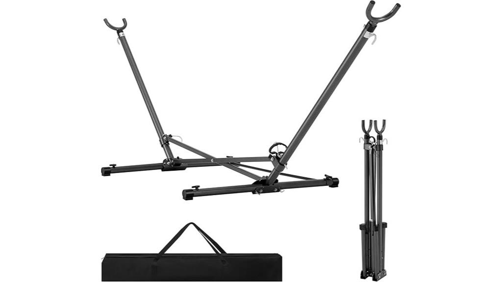 heavy duty folding hammock stand