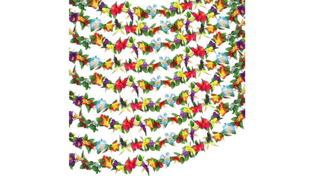 hibiscus garland party decor