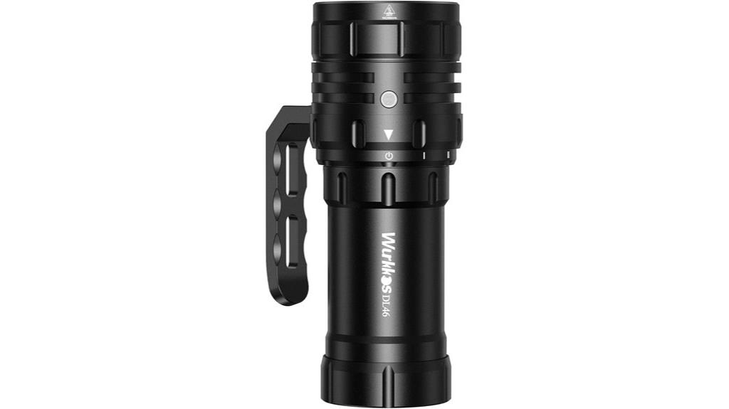 high lumen underwater flashlight