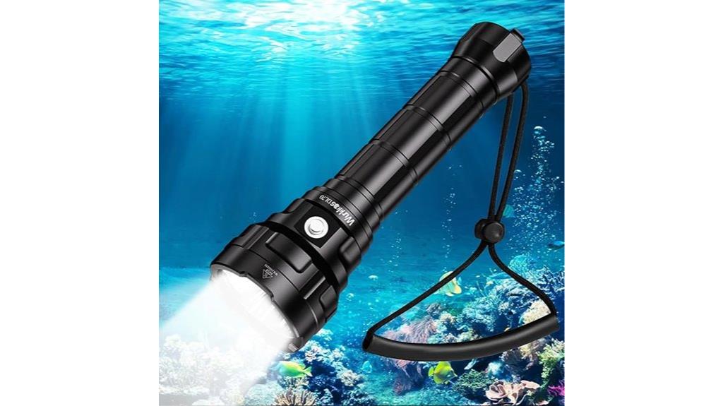 high lumen waterproof dive light