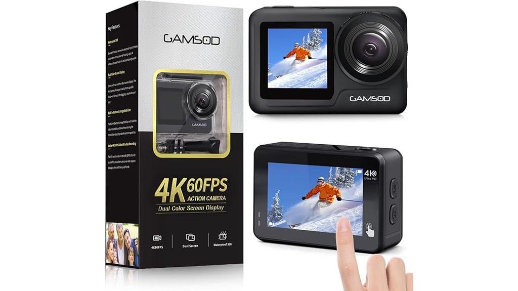 high resolution waterproof action camera