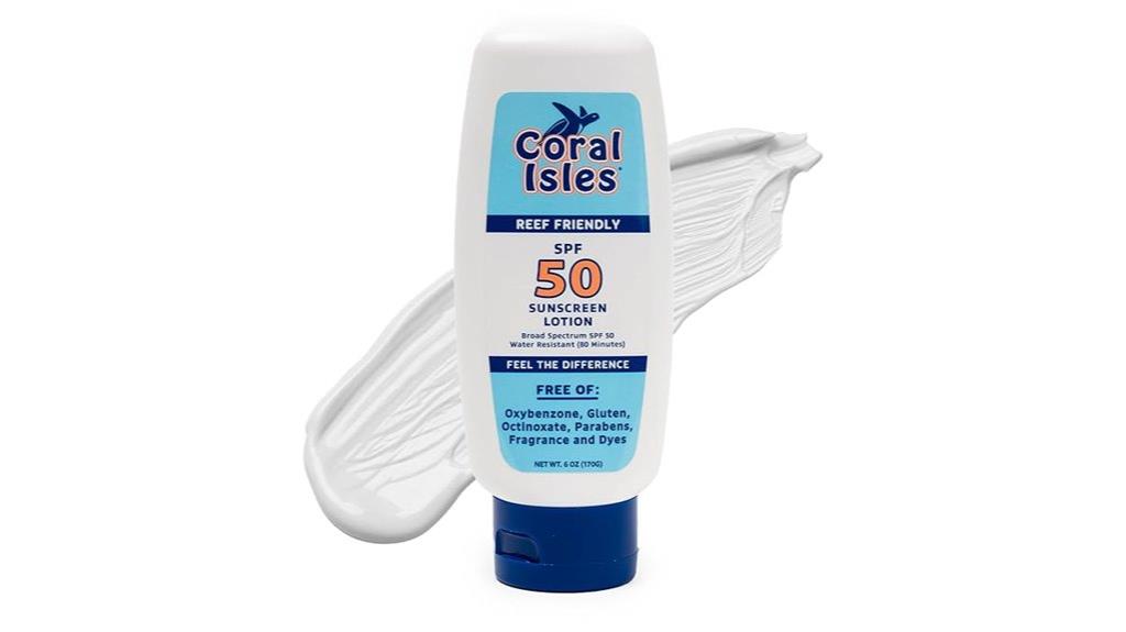 high spf reef safe lotion