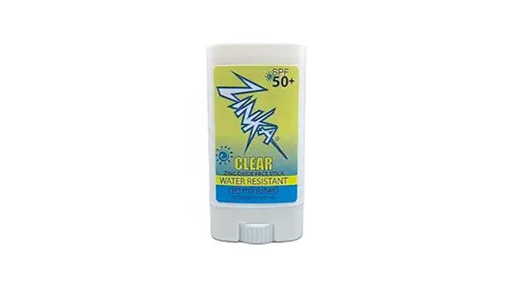 high spf zinc sunscreen stick