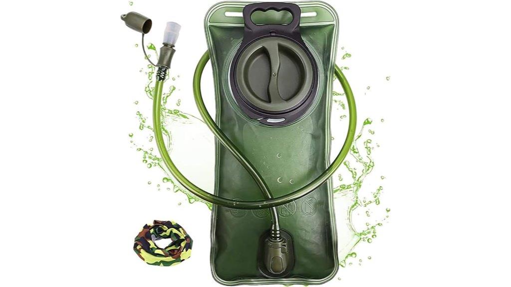hydration bladder for outdoors