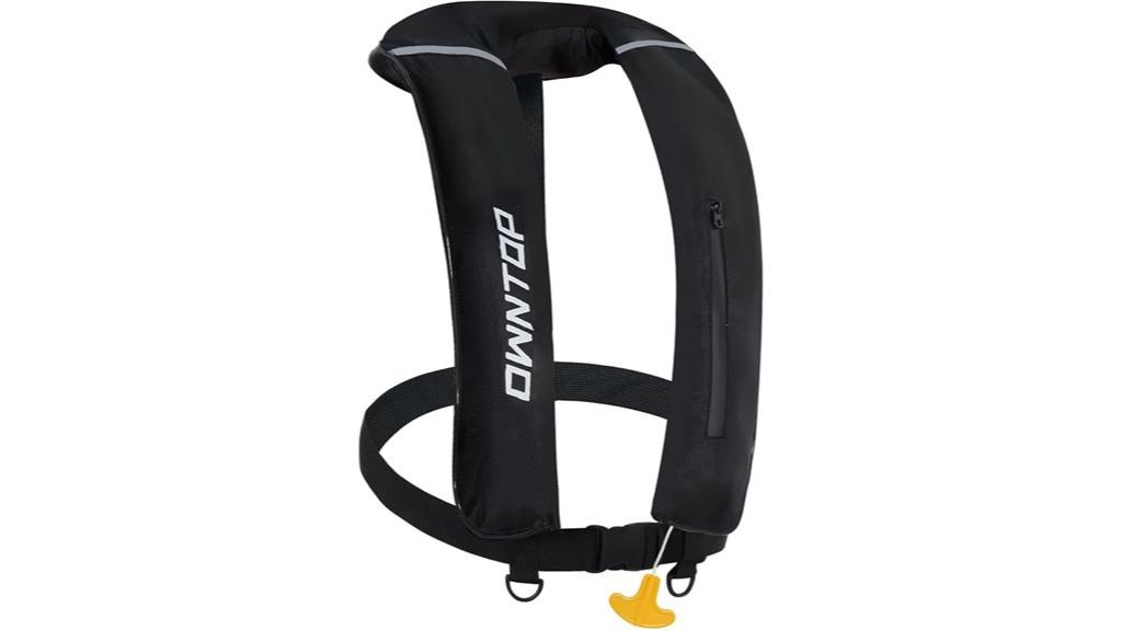 inflatable swim vest with co2