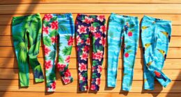 island print leggings for women