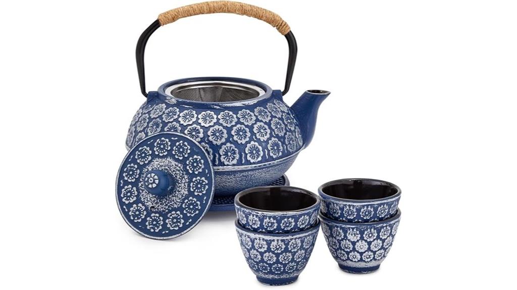 japanese cast iron tea set