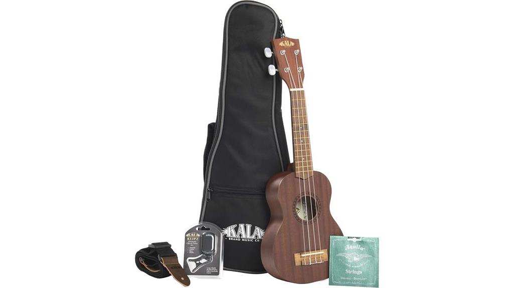 kala soprano ukulele bundle