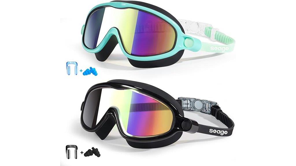 kids anti fog swim goggles