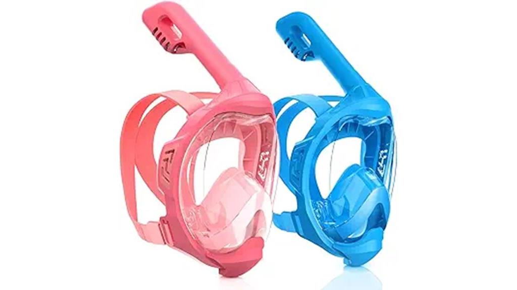 kids full face snorkel mask