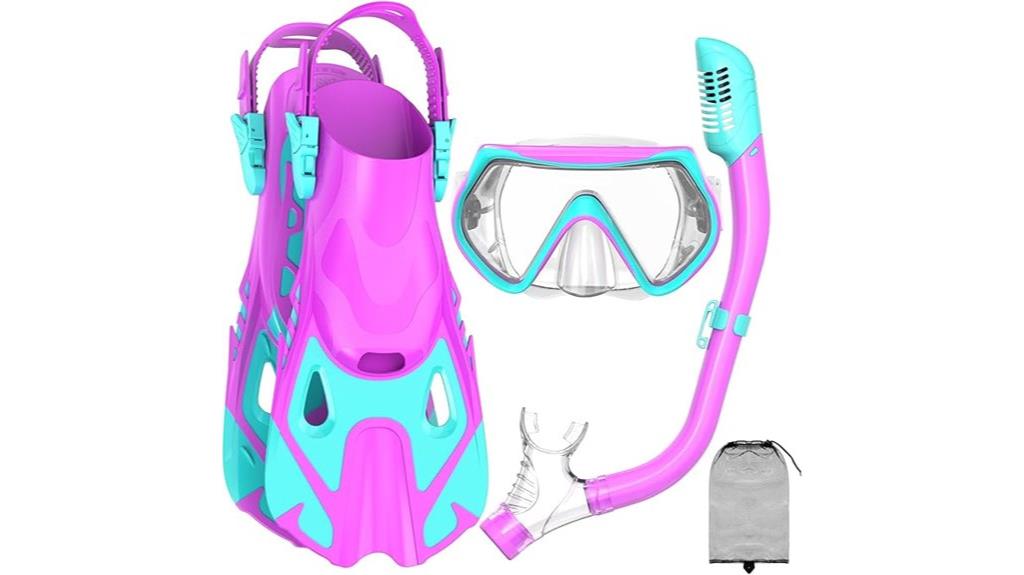 kids snorkel gear set