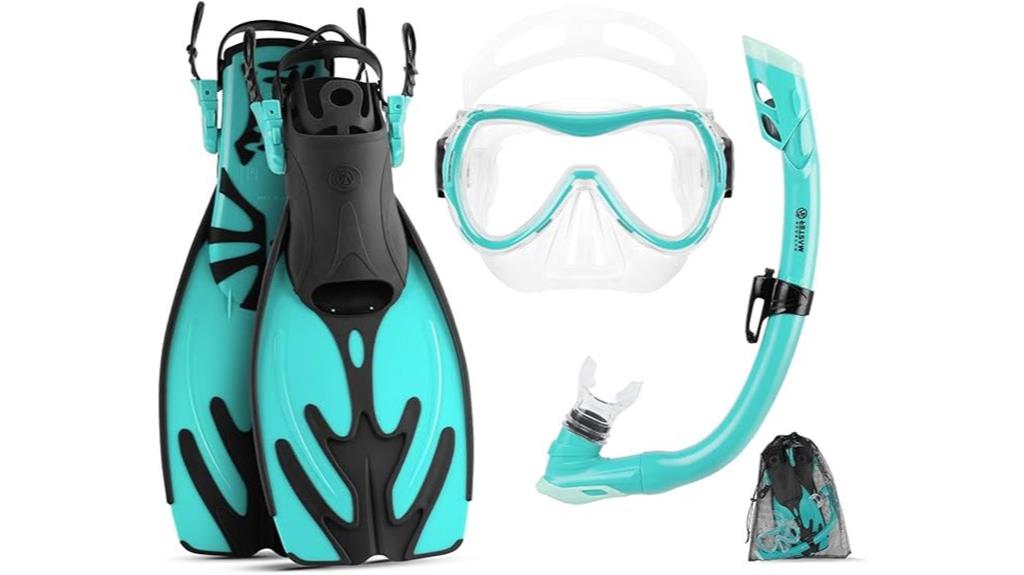kids snorkeling gear set