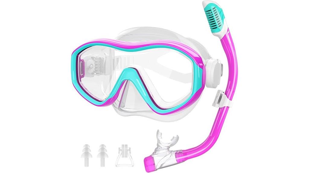 kids snorkeling gear set