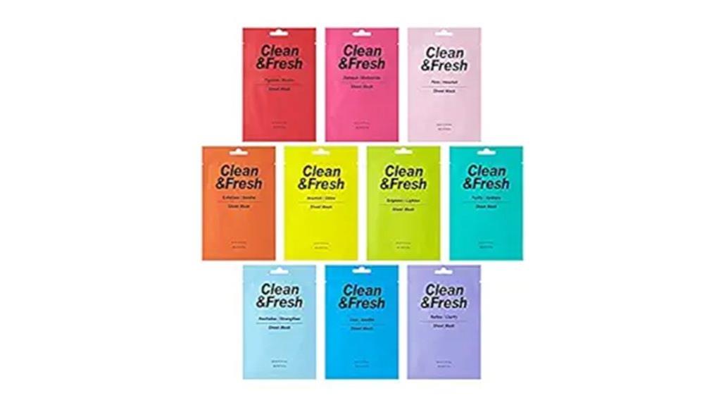 korean sheet masks pack