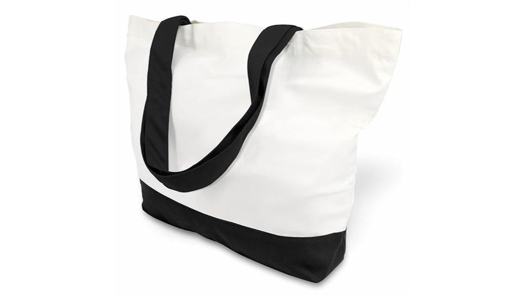 large cotton tote bag