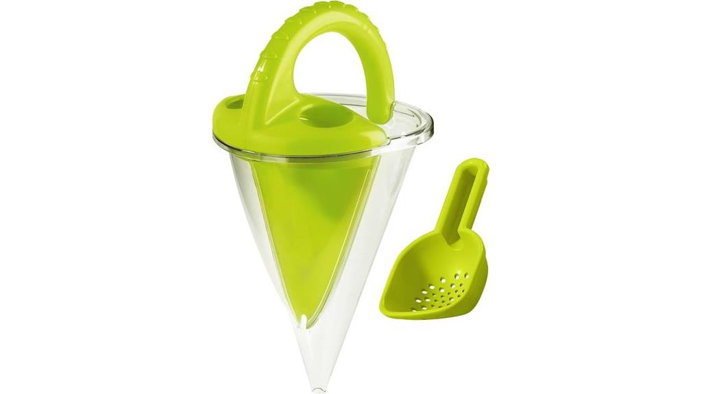 large kids spilling funnel